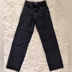Levi's Women's Straight Leg Black Jeans